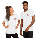 No Starfish Embroidered Short-Sleeve Unisex T-Shirt