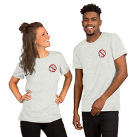 No Starfish Embroidered Short-Sleeve Unisex T-Shirt