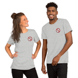 No Starfish Embroidered Short-Sleeve Unisex T-Shirt