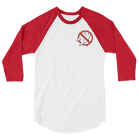 No Starfish Raglan 3/4 Sleeve Shirt