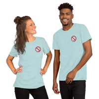 No Starfish Embroidered Short-Sleeve Unisex T-Shirt